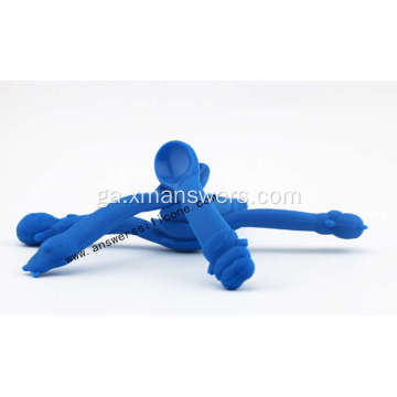 Uirlisí cistine cupáin agus spúnóg tomhais silicone 8pcs